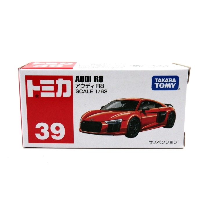 Mô Hình Xe Hơi Tomica 39 Audi R8 Red - 2021 Memo21 Chất Lượng Cao