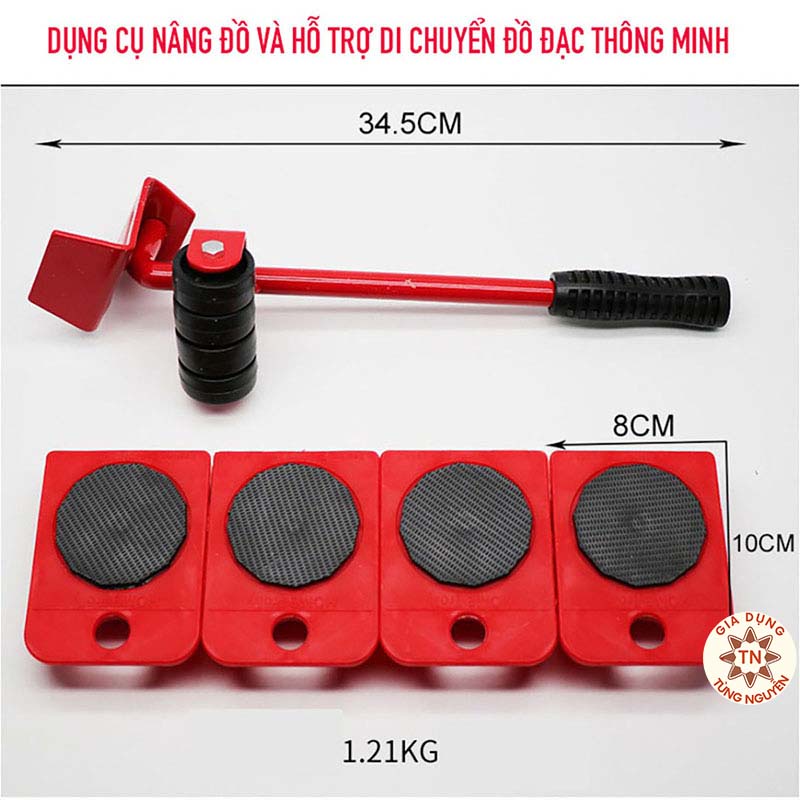 Dụng Cụ Nâng Đồ Đạc Và Hỗ Trợ Di Chuyển Đồ Đạc Thông Minh Tiện Lợi [BỘ DI CHUYỂN ĐỒ]