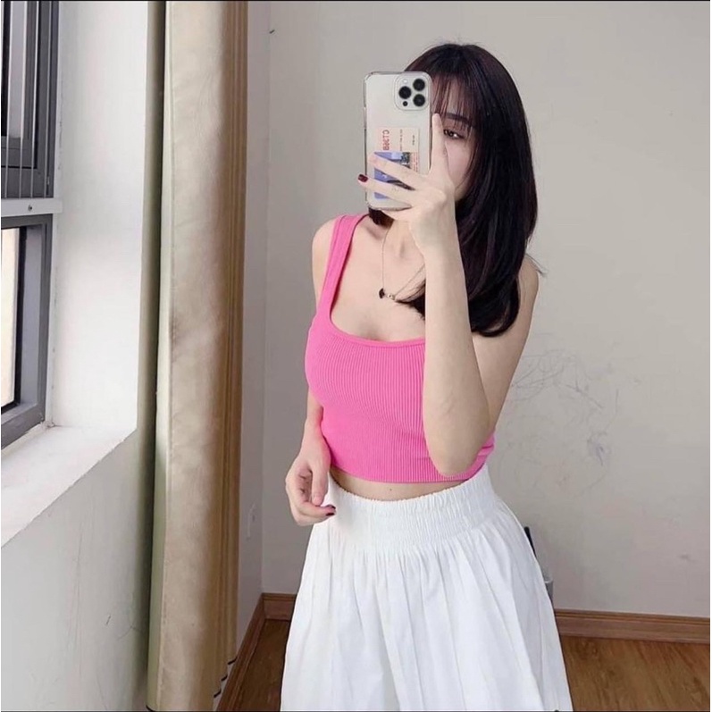 ÁO HAI DÂY ÔM SÁT CO GIÃN ZARA AUTH ĐỦ SZ ( KÈM ẢNH CHỤP SÀN)