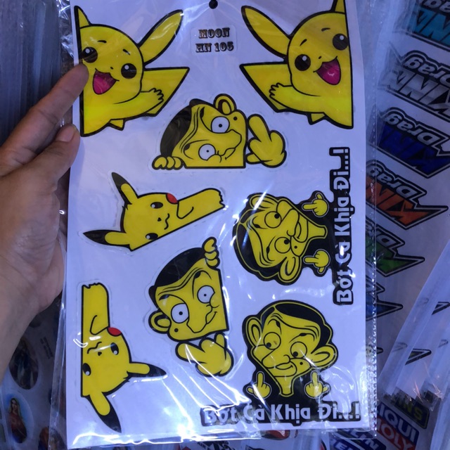 Tem dán xe máy