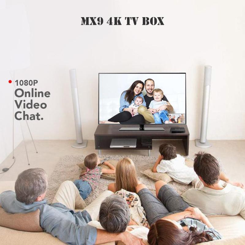 Bộ Thiết Bị Chuyển Đổi Tv Thường Thành Smart Tv Mx9 4k Quad Core 1gb Ram 8gb Rom Android 4.4 Tv Box 2.0 Hd Hdmi Sd