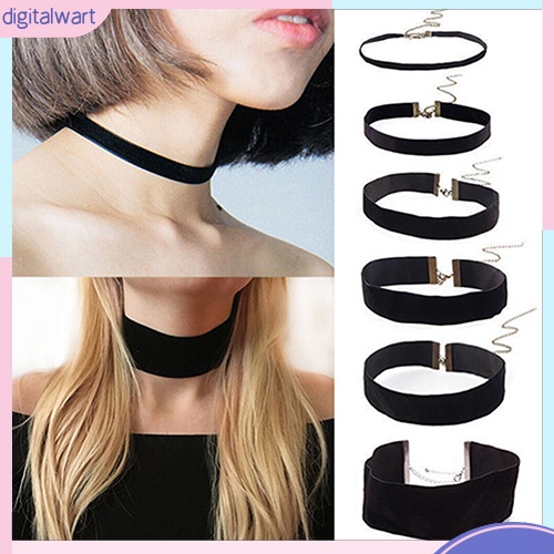 Vòng Cổ Choker Nhung Đen Đơn Giản Thời Trang Nữ