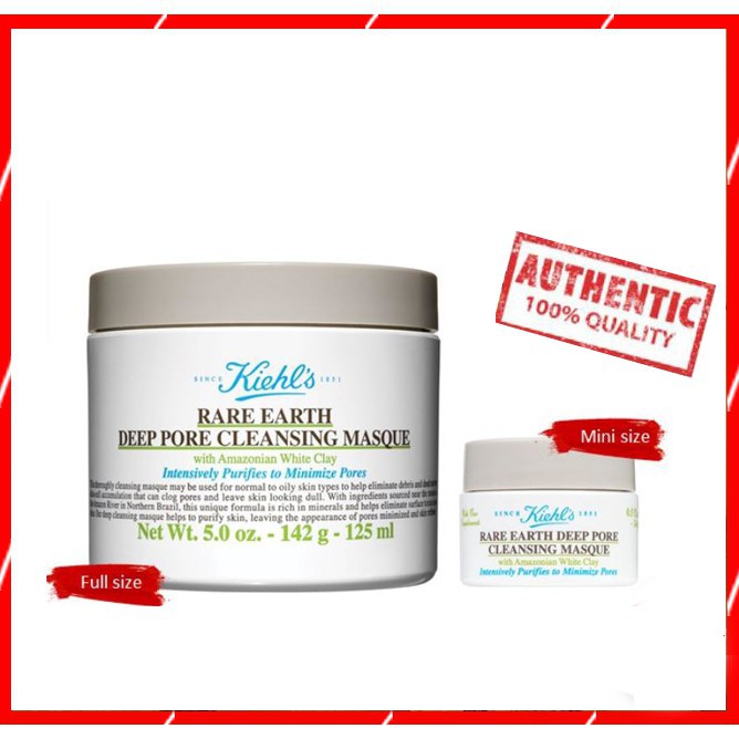 [Hàng Chính Hãng]Mặt Nạ Đất Sét Kiehl's Full Size 142g