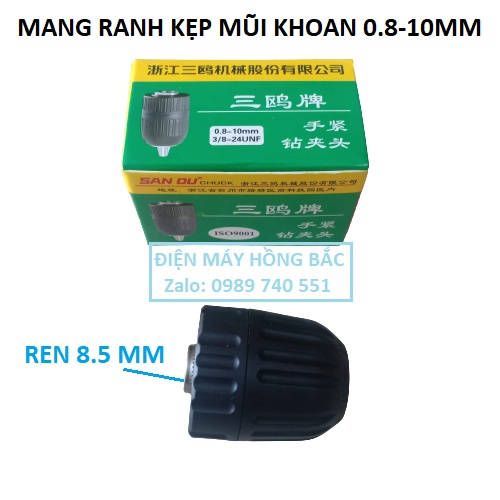 Đầu Mang Ranh kẹp mũi khoan nhanh 0.8-10mm loại tốt - mangranh 10 autolock