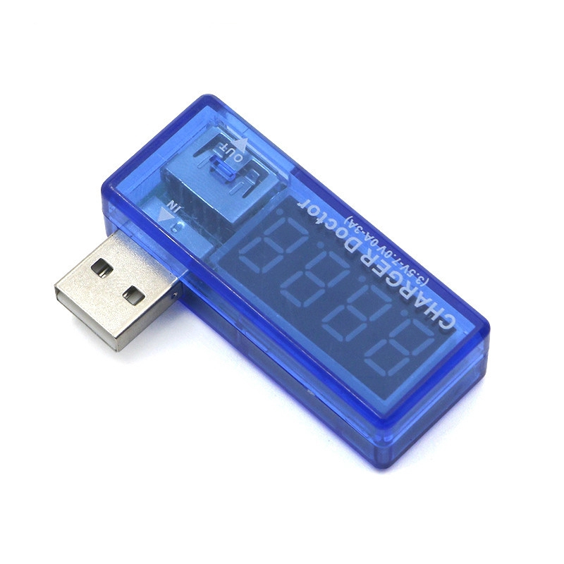 Đầu USB Đo Điện Áp Và Cường Độ Dòng Điện Của Bộ Sạc Điện Thoại Di Động Có Màn Hình Kỹ Thuật Số