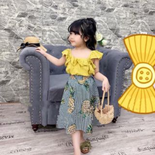 Sét  váy  dứa  vàng