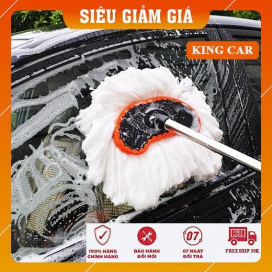 Chổi lau xe hơi, chổi lông cán dài lau rửa xe ô tô dễ dàng co rút - Shop KingCar