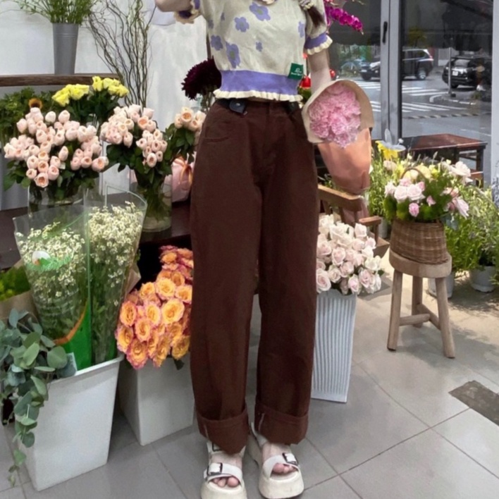 Quần Simple Jean trơn ( ảnh chụp tại shop)