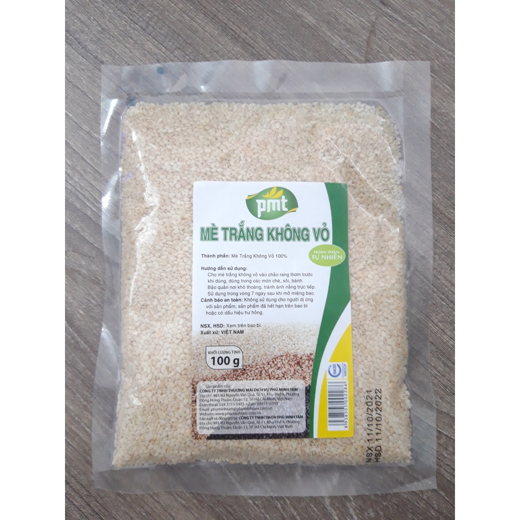 Mè trắng không vỏ Phú Minh Tâm 100g