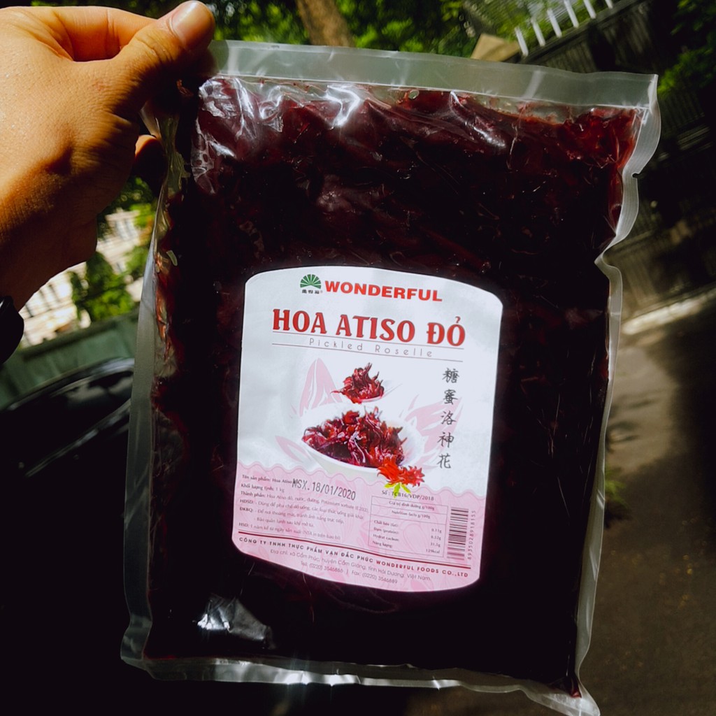 HOA ATISO ĐỎ HIỆU WONDERFULL TÚI 1KG