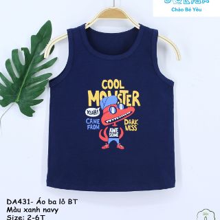 Áo cộc ba lỗ DOKMA size 2-6y