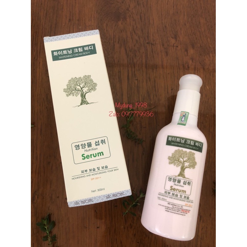 SERUM DƯỠNG TRẮNG DA TOÀN THÂN SẮC HƯƠNG