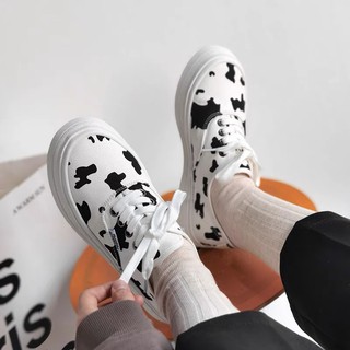 Giày sneaker nữ VA NN bò sữa sẵn hàng 2 màu