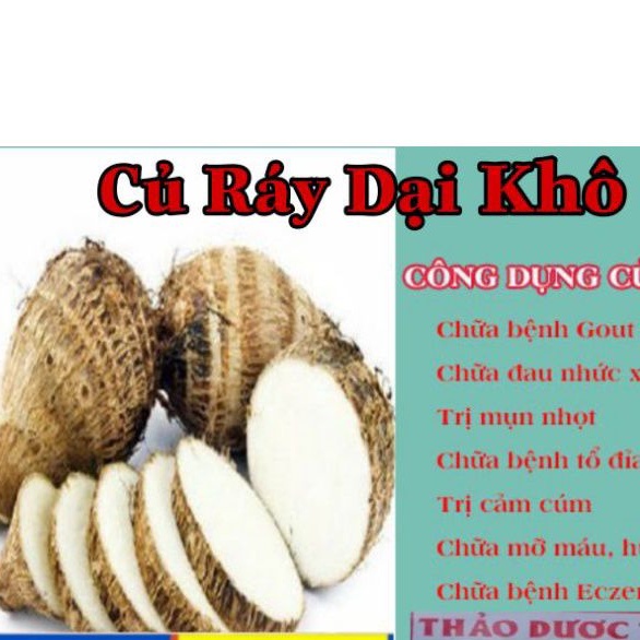1kg củ ráy dại khô