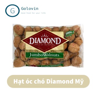 Hạt óc chó diamond nguyên vỏ mỹ loại 453g giúp giảm cân, cung cấp dinh dưỡng golovinshop