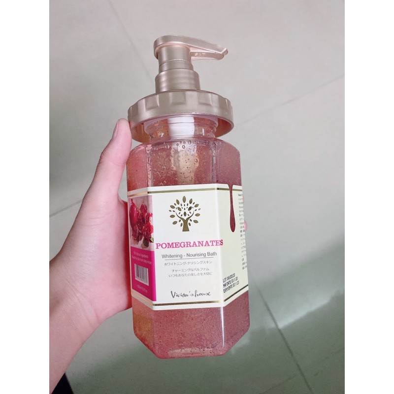 Sữa tắm Vivian's house Whitening-Nourising Bath 600ml