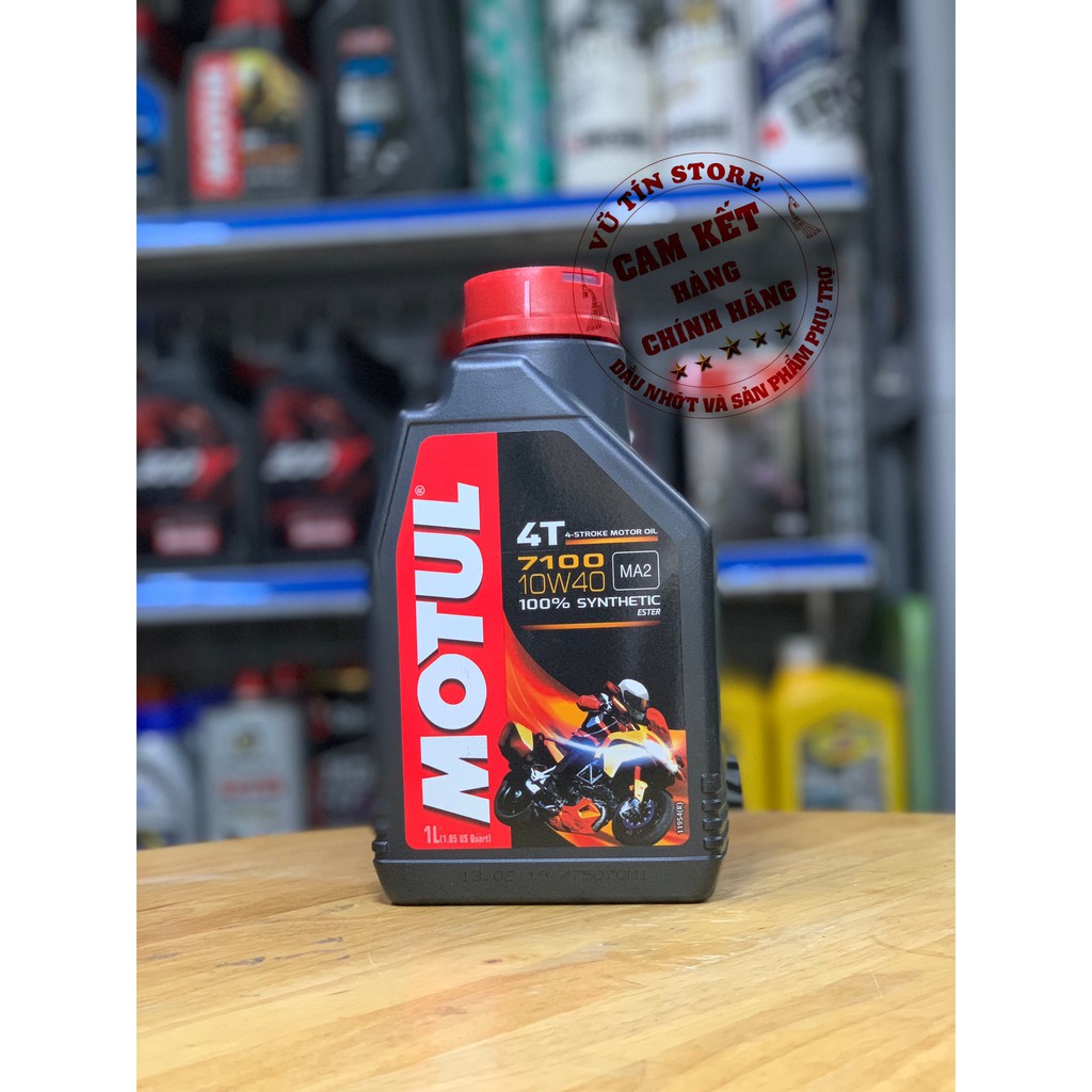 Dầu nhớt động cơ Motul 7100 10W-40 (Nhập Pháp Tem 3 Lớp)