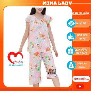 Bộ lanh siêu mát mặc nhà, mềm nhẹ màu ngẫu nhiên