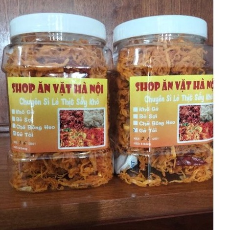 1kg khô gà bo tỏi