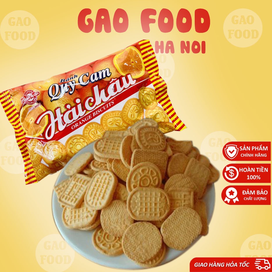 Bánh Quy Cam Hải Châu 130g FREESHIP Trở Về Tuổi Thơ