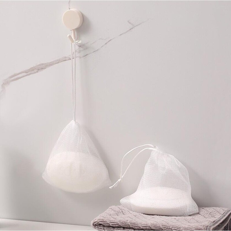 Lưới Tạo Bọt Đựng Xà Phòng Tiện Lợi 2 lớp nhỏ gọn mang đi du lịch SIGO