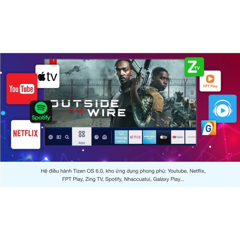 Smart Tivi Samsung 4K Crystal UHD 65 inch 65AU9000 2021