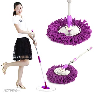 Chổi lau nhà tự vắt tím – cán cây lau nhà xoay 360 độ nhỏ gọn