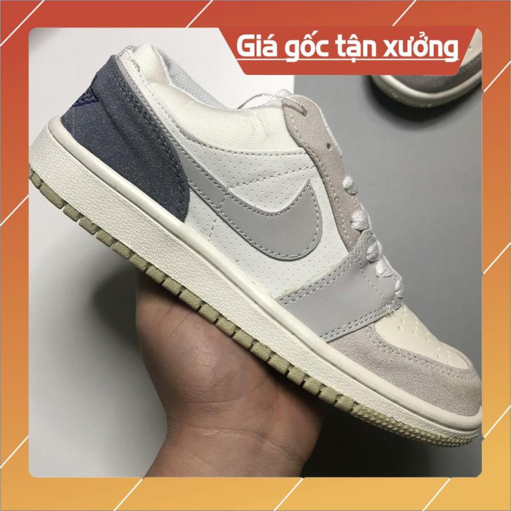 Giày Jordan 1 Paris, Giày JD1 "PRS" 3 Tông: Xanh, Xám, Trắng, Yêu Kiều Thanh Lịch Da Lộn Cao Cấp Full Size | JDLP001 | BigBuy360 - bigbuy360.vn