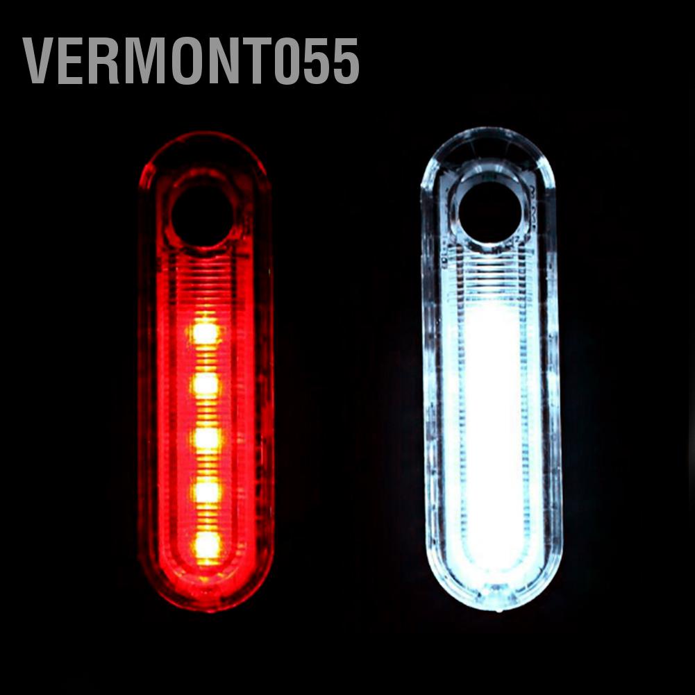 Vermont055 Outdoor COB Bike Rear Saddle Lamp Tail Safety Warning Red Light Night Riding Accessory