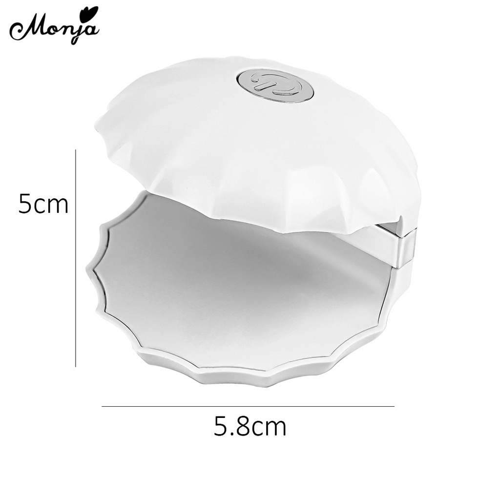 Đèn sấy sơn móng tay mini Monja 18w hình vỏ sò độc đáo nhỏ gọn