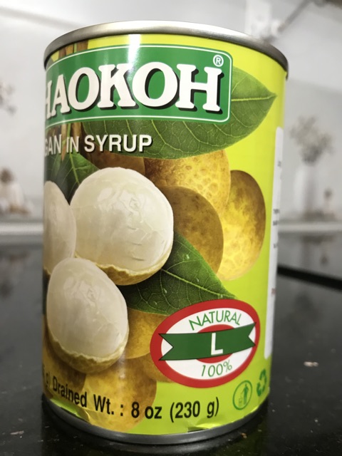 CHAOKOH TRÁI NHÃN ĐÓNG HỘP Longan in syrup 565g