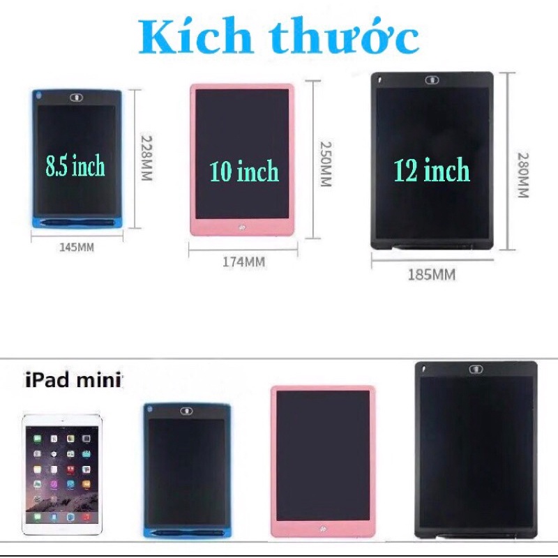Bảng Viết Vẽ Điện Tử Xoá Thông Minh Cho Bé