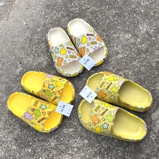 Dép Bánh Mì Hoạ Tiết Con Gấu Cho Bé