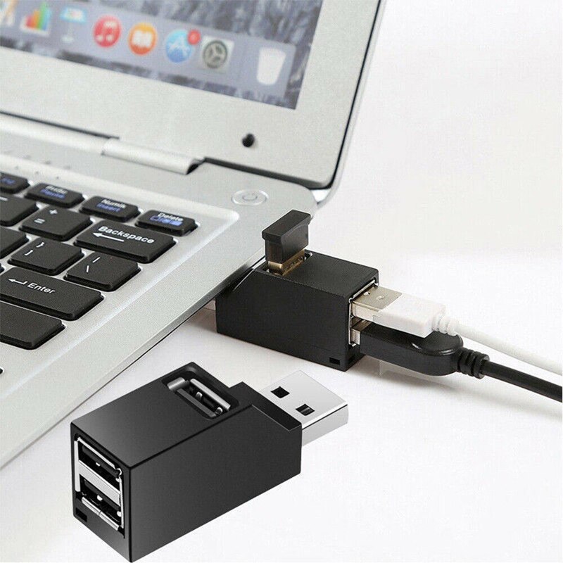 Đầu Chia 3 Cổng Usb 3.0 Tốc Độ Cao Cho Pc Laptop Macbook Điện Thoại