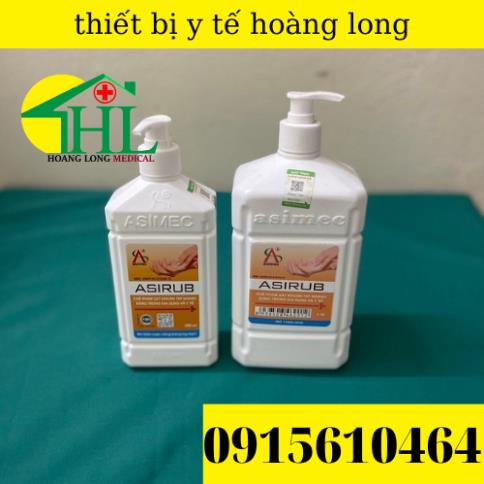Thùng 10 Chai Nước Rửa Tay Khô Sát Khuẩn ASIRUB Chai 1000ml