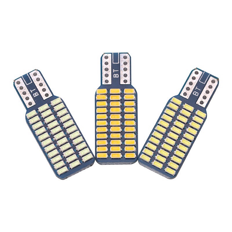 1 Bóng Đèn Led T10 168 194 2825 T10 3014 33SMD DC 12V Ánh Sáng Trắng / Xanh Dương Cho Xe Hơi
