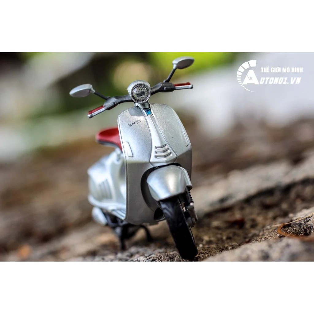 MÔ HÌNH XE VESPA 946 2014 SILVER 1:18 WELLY 7171G