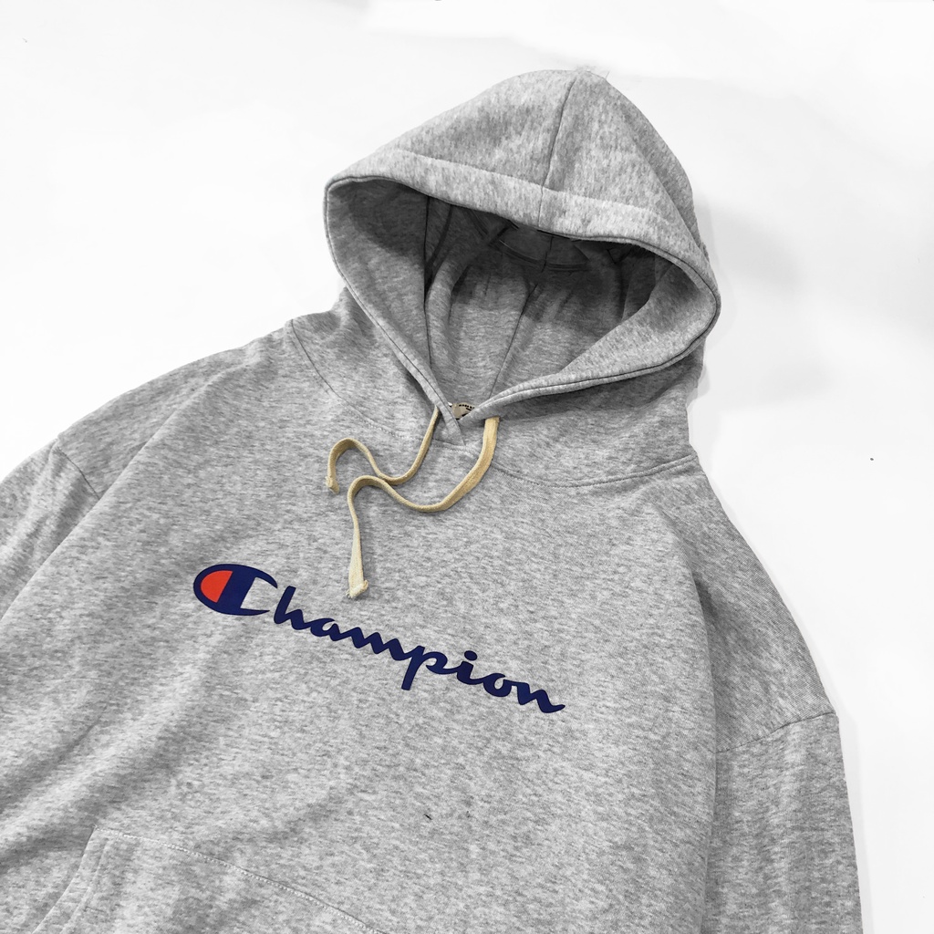 áo Hoodie Champion nỉ cotton form rộng unisex, Hoodie dáng rộng dài tay, phong cách thể thao đường phố, Zoeclothing | BigBuy360 - bigbuy360.vn