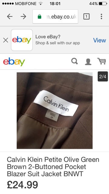 Áo vest Canvil Klein dư xịn