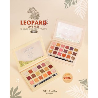 Phấn Mắt Nee Cara Leopard Live Free 18 Ô