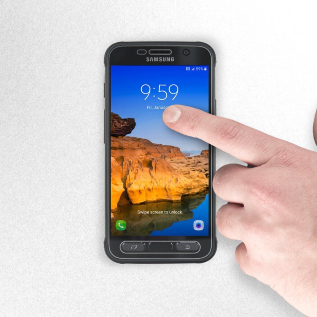 [Ảnh Thật] Kính Cường Lực Samsung S7 Active có mài cạnh 2.5D