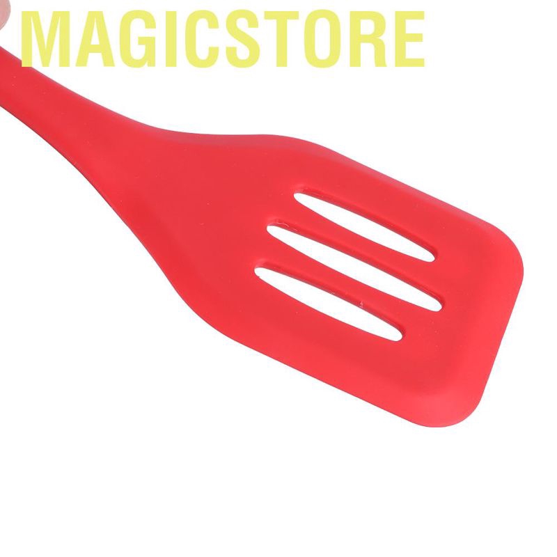 Magicstore 5pcs Silicone Non-Stick Spatulas Shovel Eggbeater Brush Cooking Tool Utensil Set