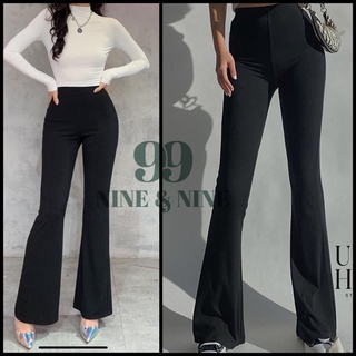 Quần Ống Loe [𝓕𝓻𝓮𝓮 𝓢𝓱𝓲𝓹] Cạp Cao Vintage Quần Legging Loe Chất Umi Cao Cấp Dáng Dài/Lửng Tôn Dáng - STORE 99