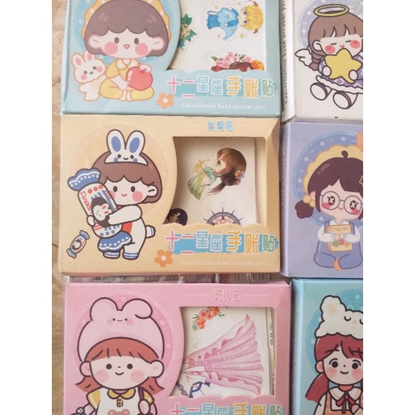 sticker hình dán 12 cung hoàng đạo