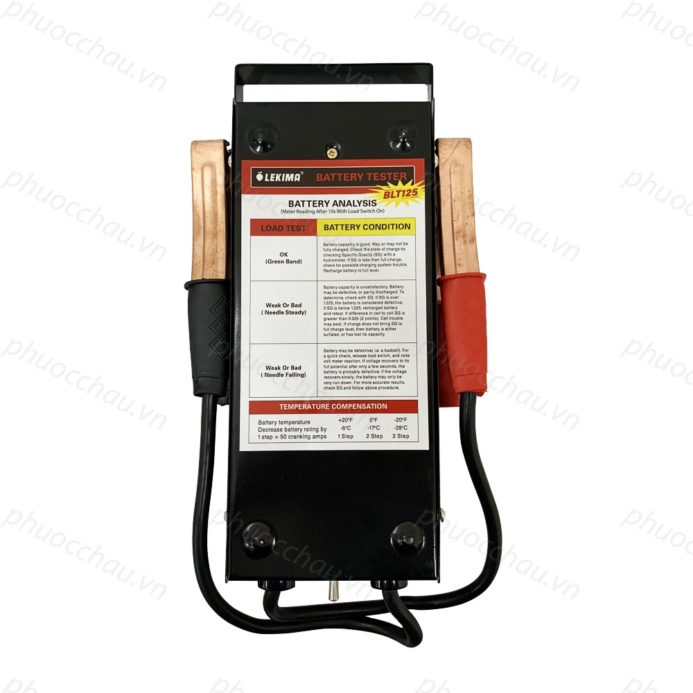 Thiết bị kiểm tra bình ắc quy LEKIMA BLT125 xe máy, ô tô , máy kiểm tra bình ắc quy lên đến 200Ah, nhanh chóng, tiện lợi