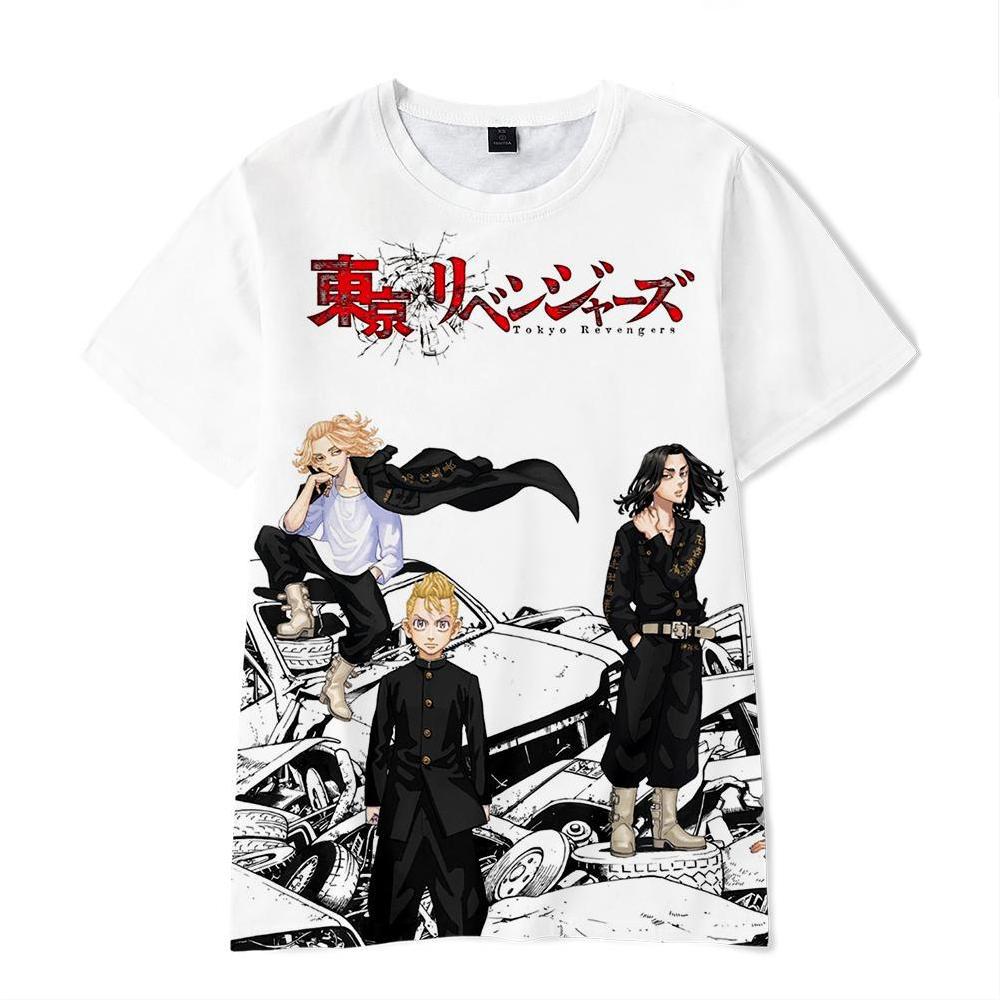 Áo thun tay ngắn in họa tiết anime Ryuguji Draken Haori