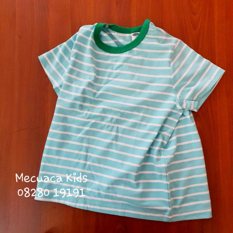 Áo phông cộc tay O.Navy cổ tròn cho bé trai bé gái hình sao, kẻ ngang