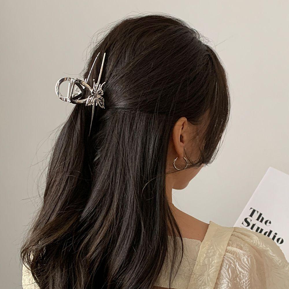 Kẹp Tóc Càng Cua Bằng Hợp Kim Cỡ Lớn Thời Trang Thanh Lịch Cho Nữ