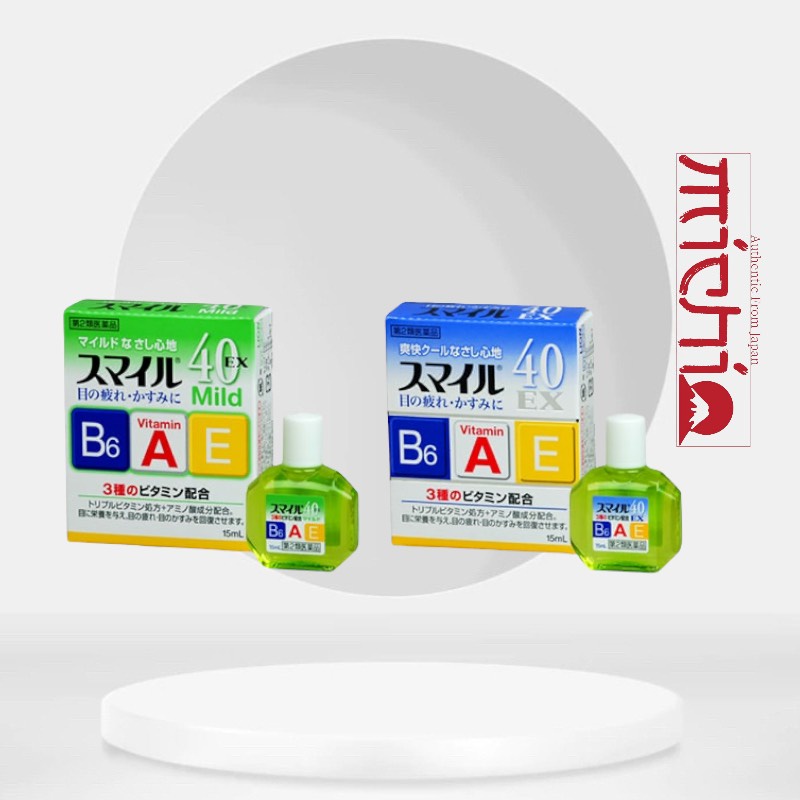Nước nhỏ mắt 40 EX Mild của hãng Lion, Nhỏ mắt slime nội địa Nhật Bản