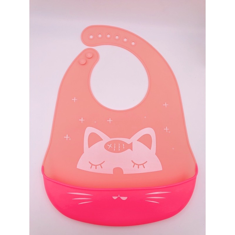 Yếm Tập Ăn Silicon Siêu Mềm Giữ Vệ Sinh Cho Bé